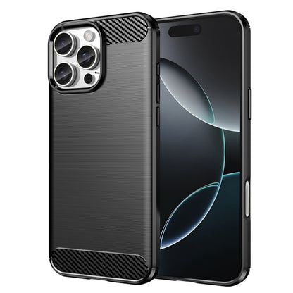 Hülle für Apple iPhone 16 Pro, Techsuit, Carbon, Schwarz