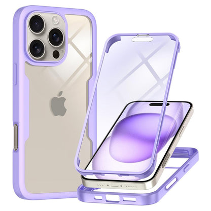 Hülle für Apple iPhone 16 Pro, Techsuit, ColorVerse 360, Lila