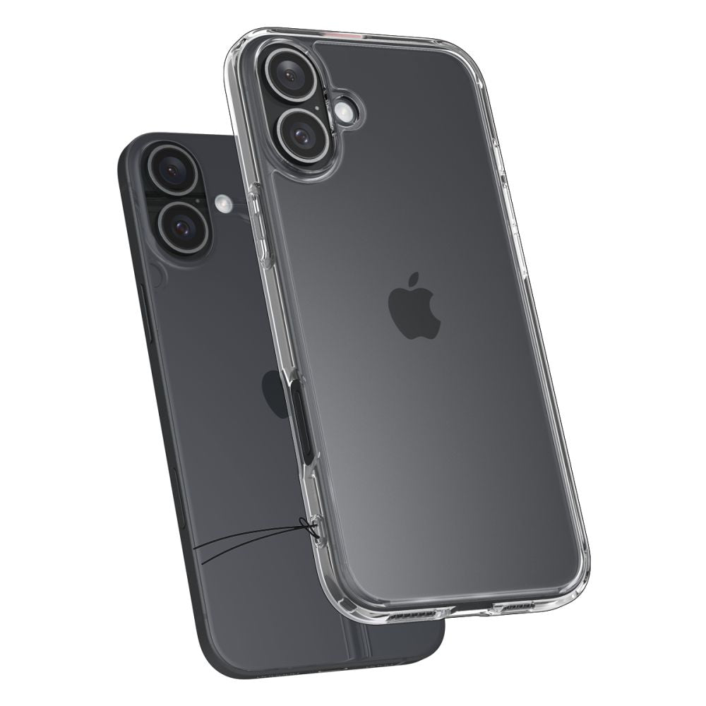 Hülle für Apple iPhone 16, Spigen, Ultra Hybrid, Transparent