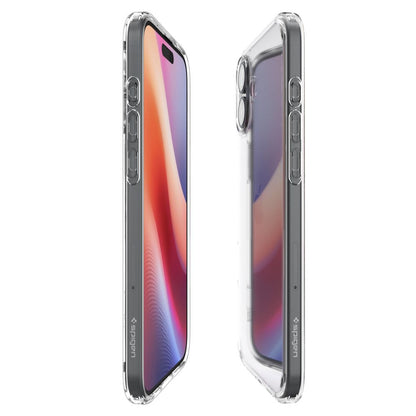 Hülle für Apple iPhone 16, Spigen, Ultra Hybrid, Transparent