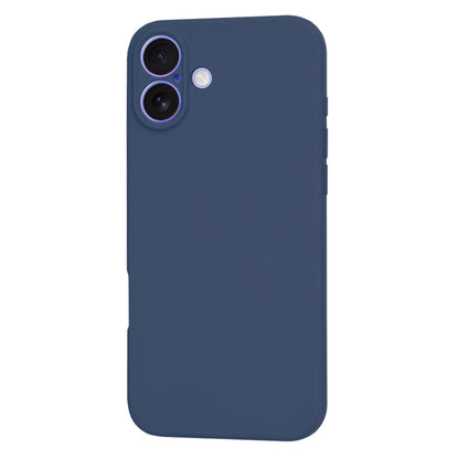 Hülle für Apple iPhone 16, Techsuit, SoftFlex, Marineblau