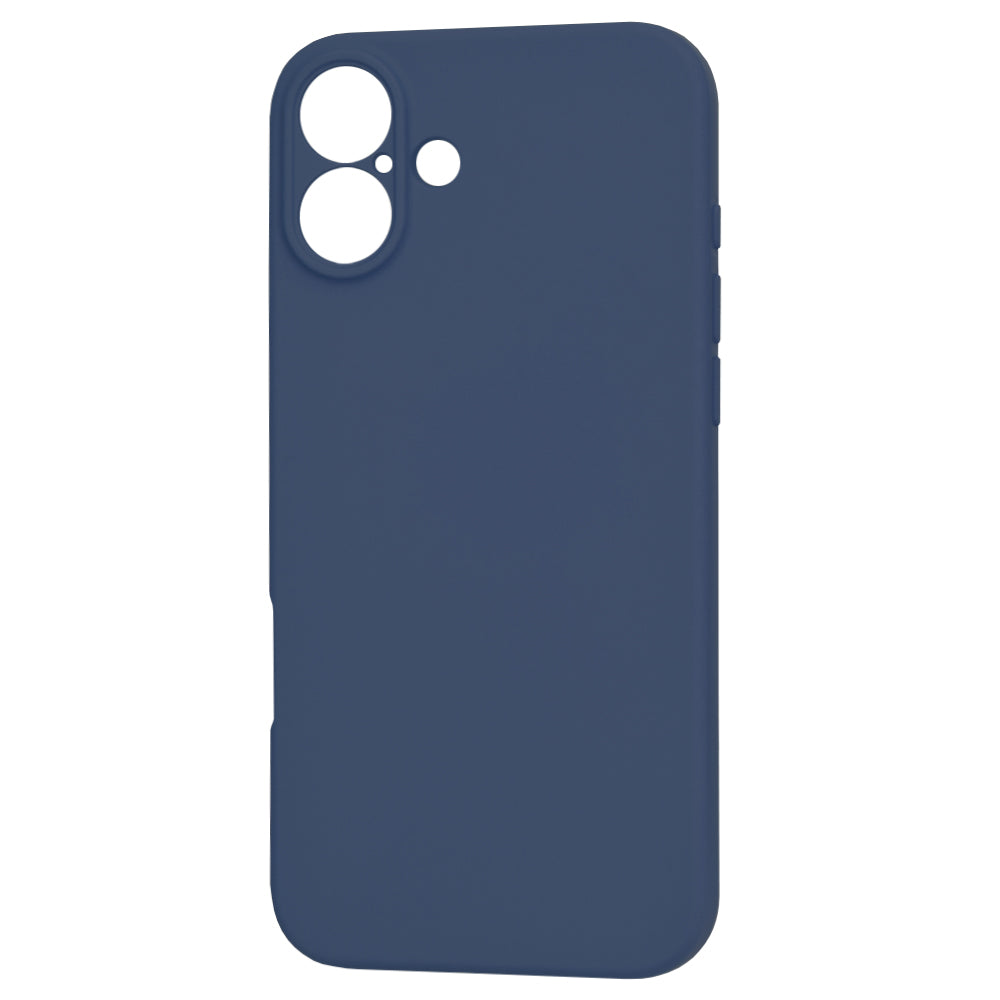 Hülle für Apple iPhone 16, Techsuit, SoftFlex, Marineblau
