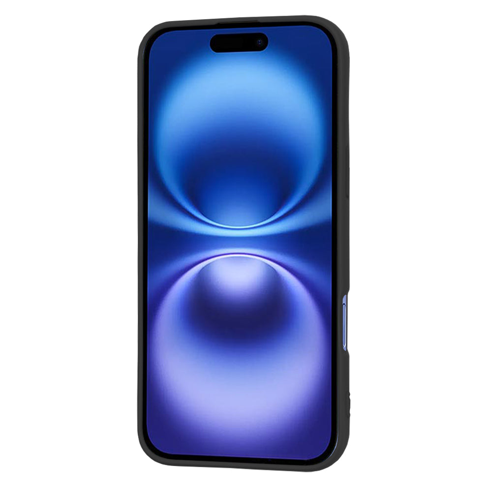 Hülle für Apple iPhone 16, Techsuit, SoftFlex, Schwarz