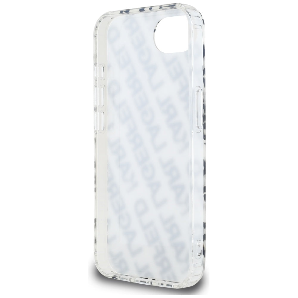 Hülle für Apple iPhone 16e, Karl Lagerfeld, IML Luxury Gold Fullover Logo, Goldfarben