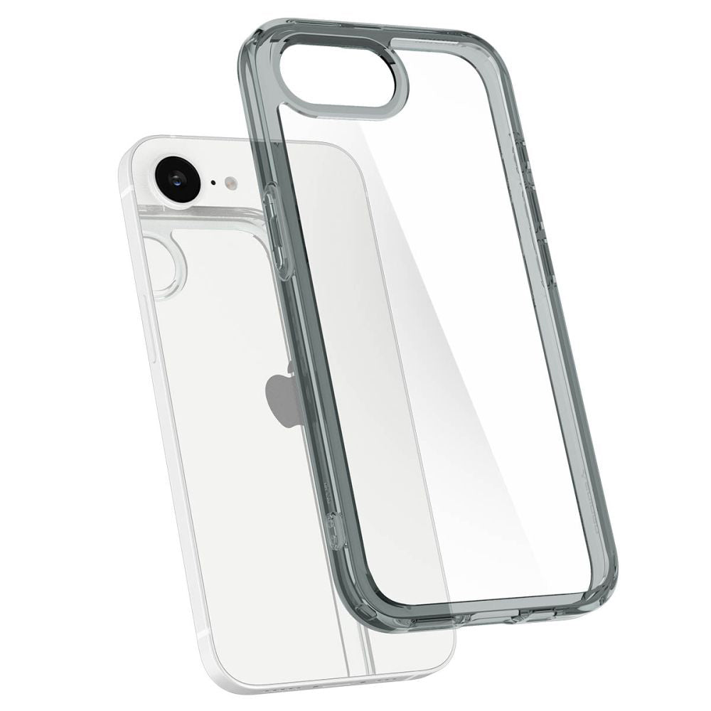 Hülle für Apple iPhone 17e / 16e, Spigen, Ultra Hybrid, Rauchgrau ACS09531