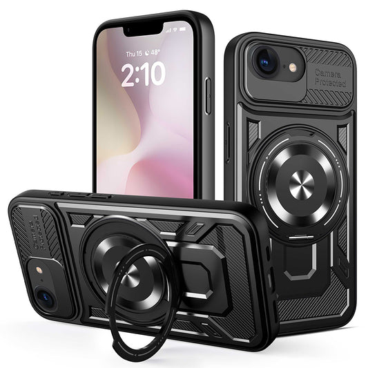 Hülle für Apple iPhone 17e / 16e, Techsuit, RuggedCam, Schwarz