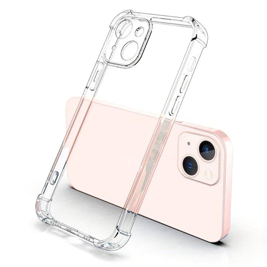 Hülle für Apple iPhone 17e / 16e, Techsuit, stoßfest klar, transparent