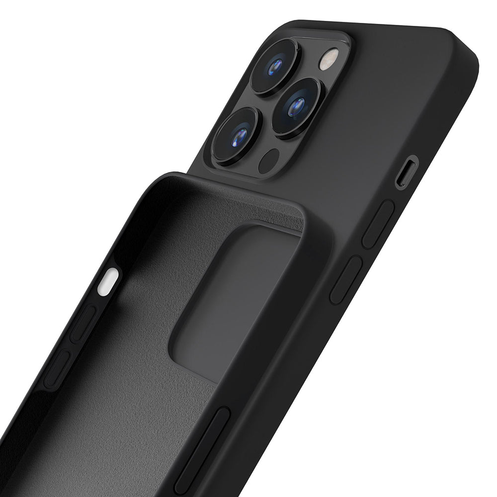 Hülle für Apple iPhone 17 Air, 3MK, Silikon, Schwarz