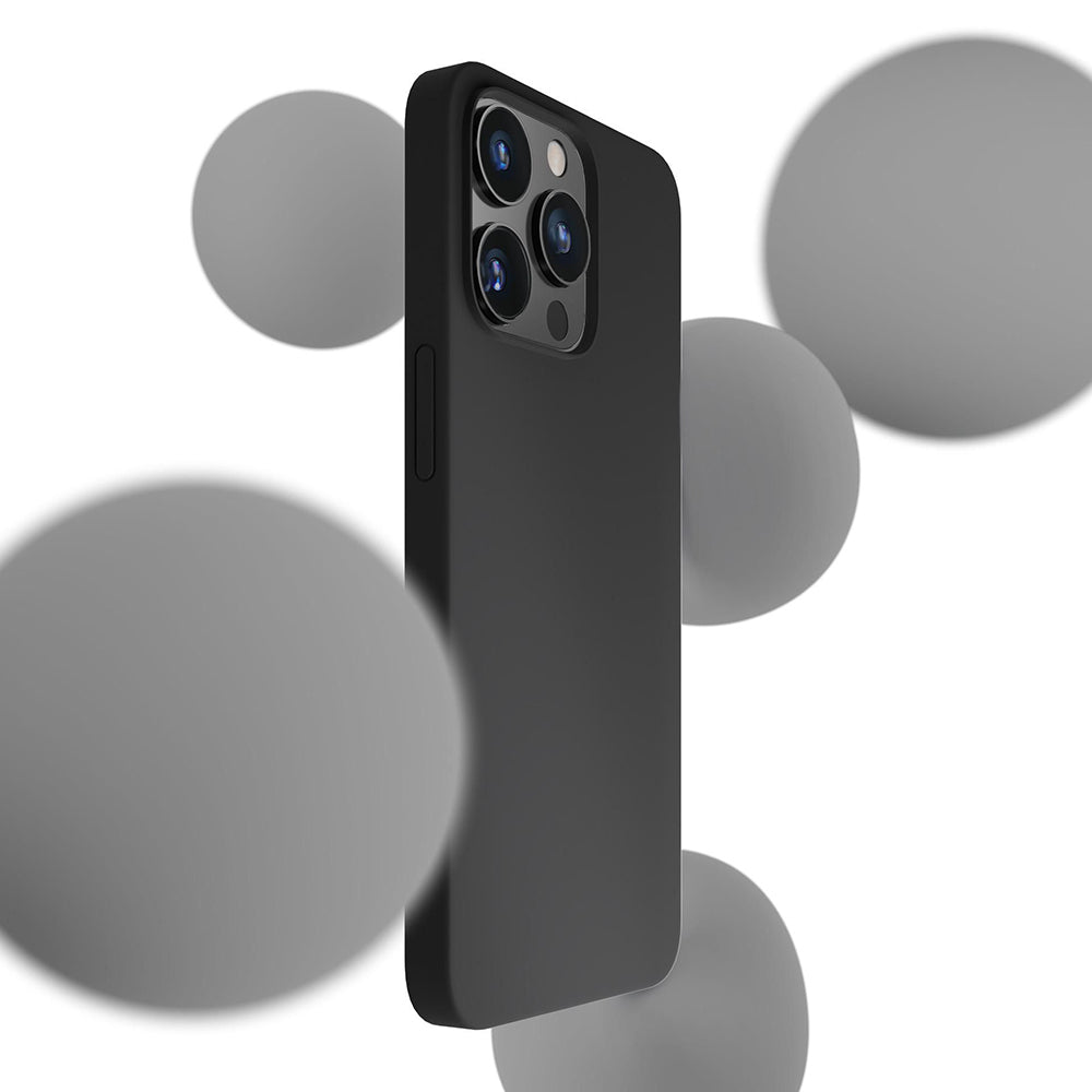 Hülle für Apple iPhone 17 Air, 3MK, Silikon, Schwarz