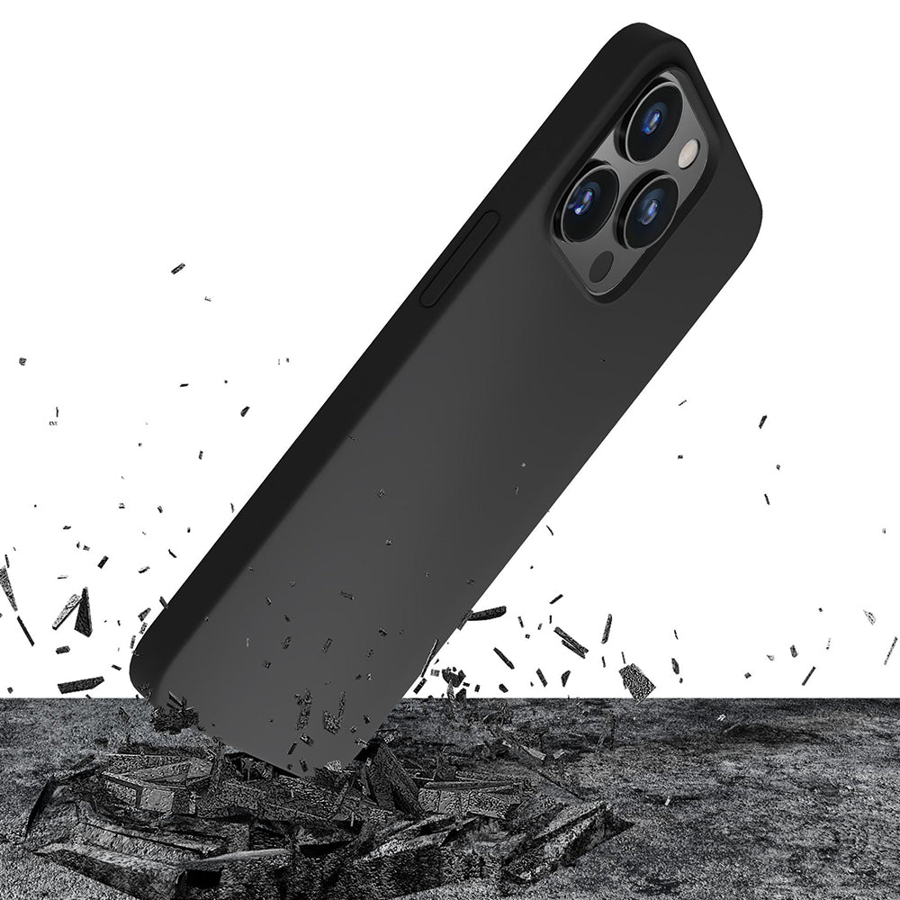 Hülle für Apple iPhone 17 Air, 3MK, Silikon, Schwarz
