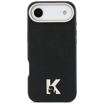 Hülle für Apple iPhone 17 Air, Karl Lagerfeld, Karl Head Logo, Schwarz