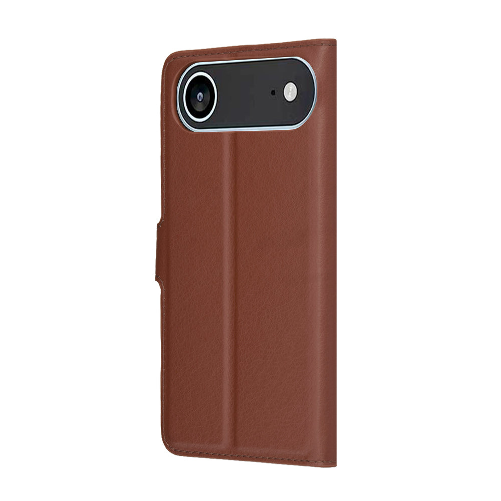 Hülle für Apple iPhone 17 Air, Techsuit, Leather Folio, Braun