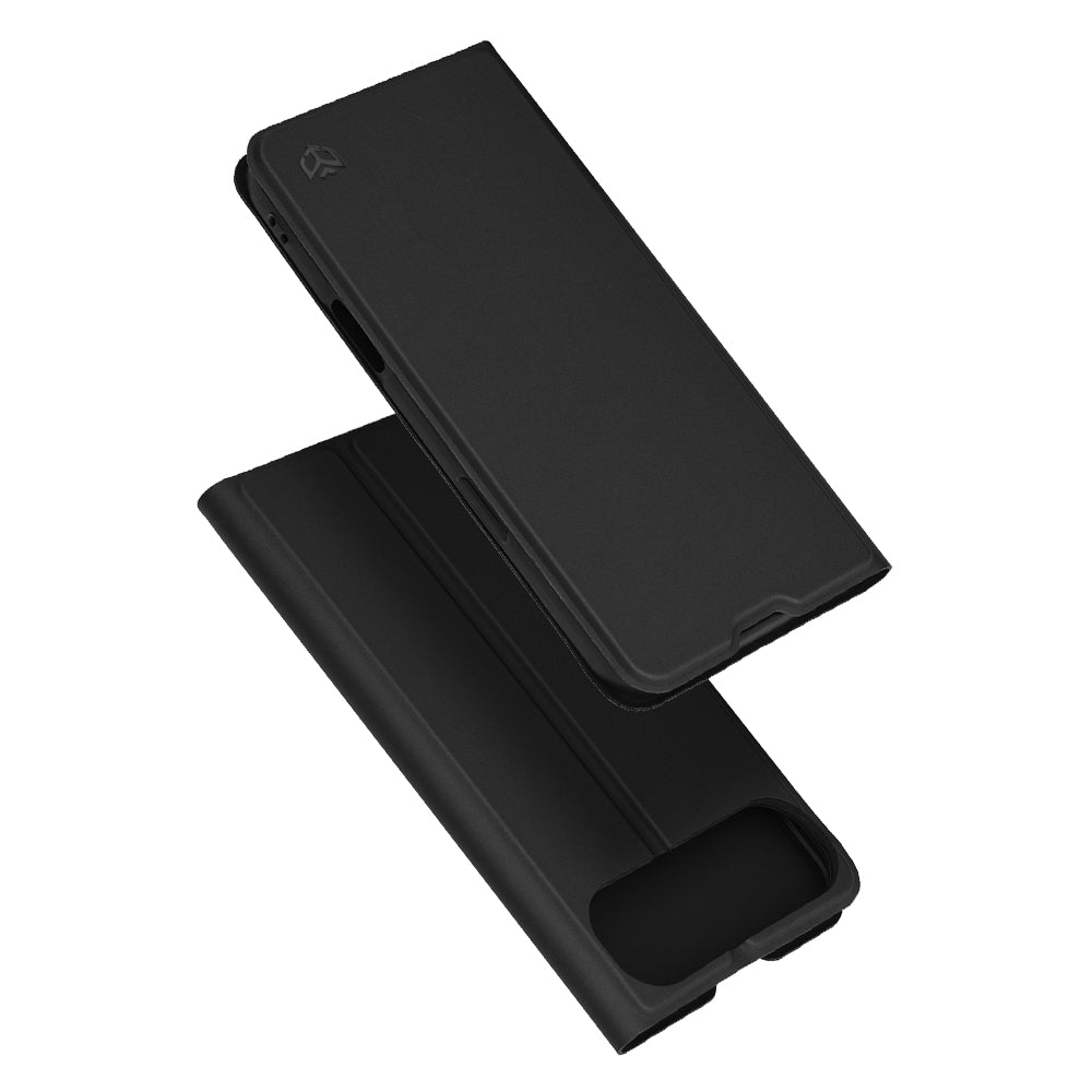 Hülle für Apple iPhone 17 Air, Techsuit, Magskin Book, Schwarz