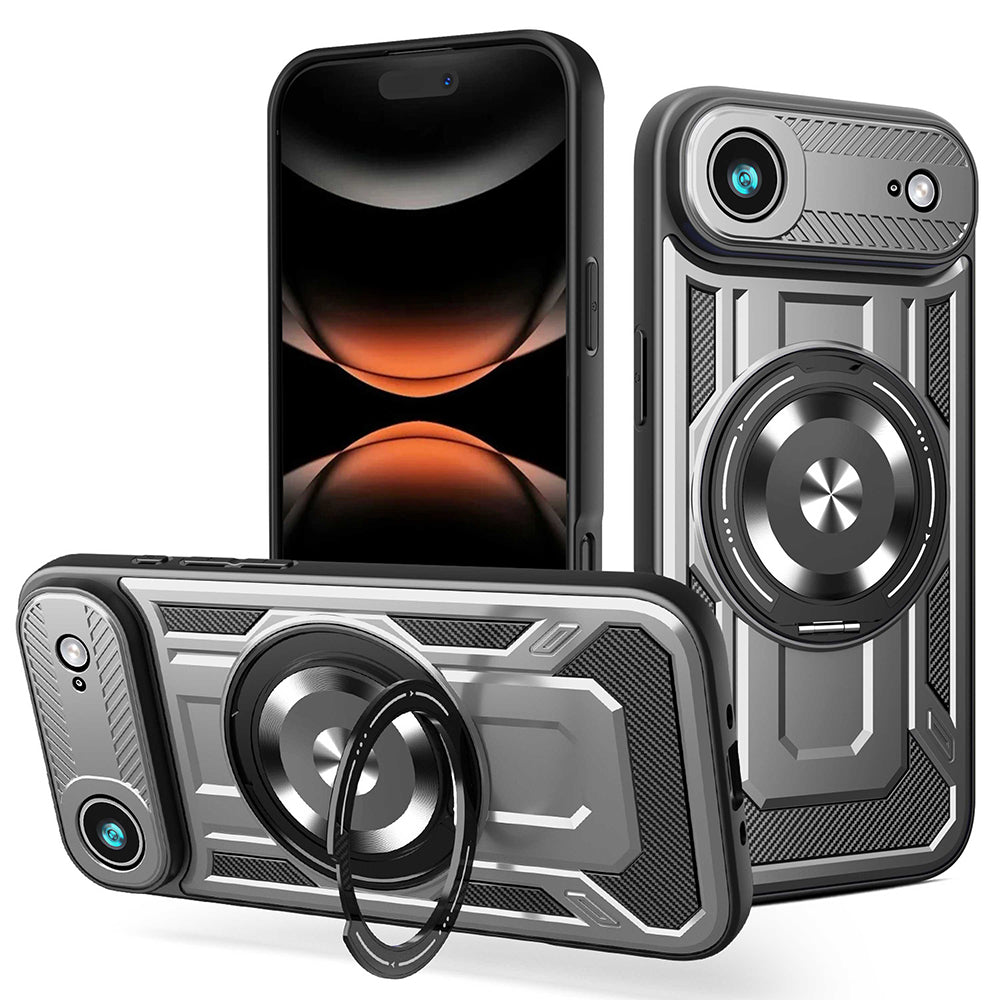 Hülle für Apple iPhone 17 Air, Techsuit, RuggedCam, Grau
