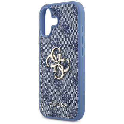 Hülle für Apple iPhone 17, Guess, 4G Big Logo, Blau