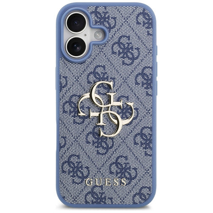 Hülle für Apple iPhone 17, Guess, 4G Big Logo, Blau