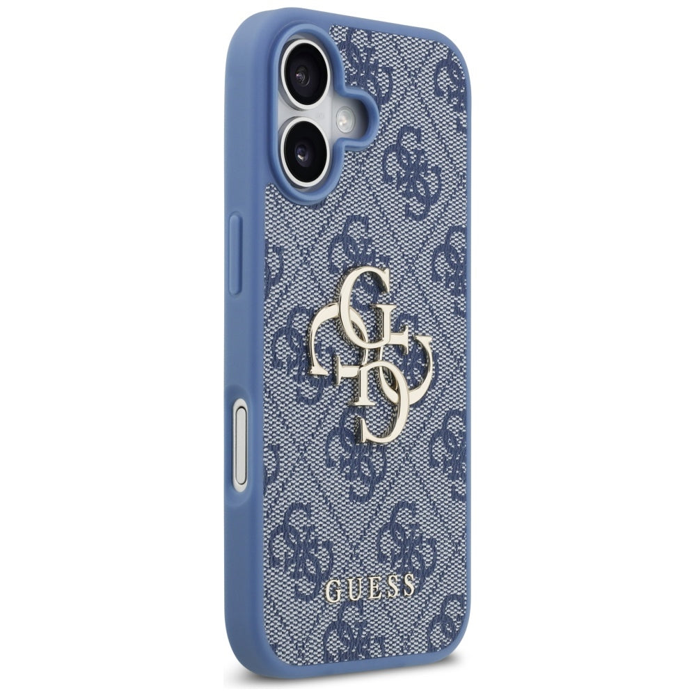 Hülle für Apple iPhone 17, Guess, 4G Big Logo, Blau