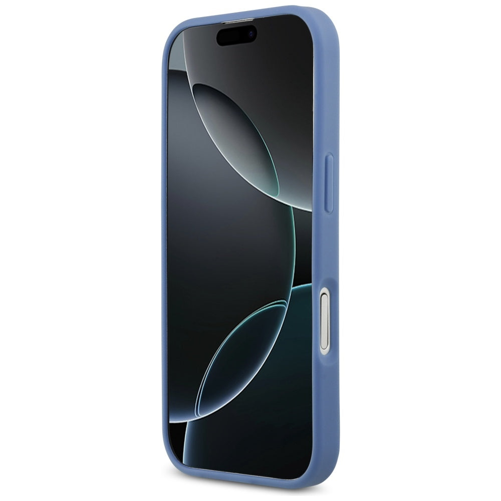 Hülle für Apple iPhone 17, Guess, 4G Big Logo, Blau
