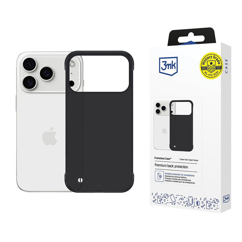 Hülle für Apple iPhone 17 Pro, 3MK, Just20g, Schwarz
