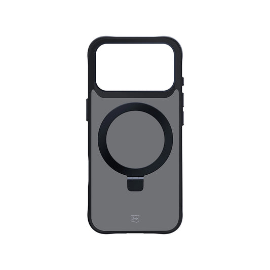 Hülle für Apple iPhone 17 Pro, 3MK, Smoke MagStand, Schwarz