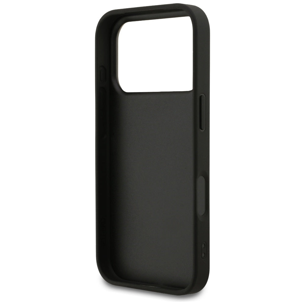 Hülle für Apple iPhone 17 Pro, Guess, 4G Classic, Schwarz