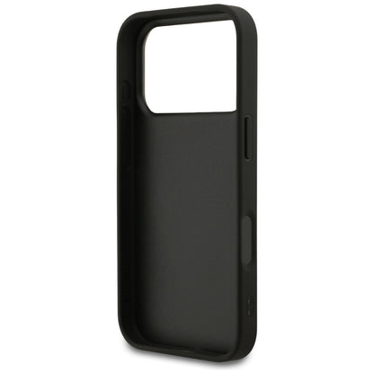 Hülle für Apple iPhone 17 Pro, Guess, 4G Classic, Schwarz
