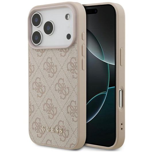 Hülle für Apple iPhone 17 Pro, Guess, 4G Classic, Rosa