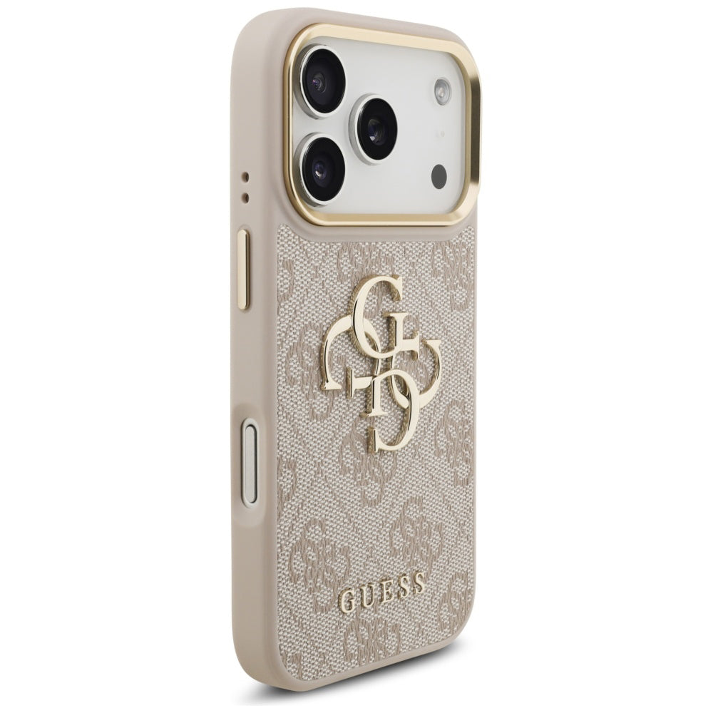 Hülle für Apple iPhone 17 Pro, Guess, Big 4G Logo Classic, Roségold