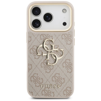 Hülle für Apple iPhone 17 Pro, Guess, Big 4G Logo Classic, Roségold
