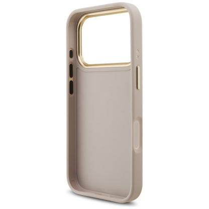 Hülle für Apple iPhone 17 Pro, Guess, Big 4G Logo Classic, Roségold