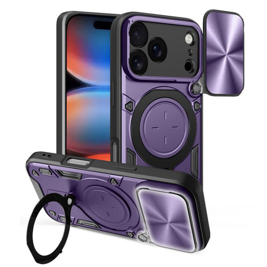 Hülle für Apple iPhone 17 Pro Max, Techsuit, CamGuard Pro, Lila