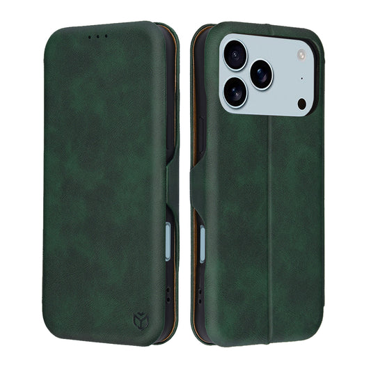 Hülle für Apple iPhone 17 Pro Max, Techsuit, Safe Wallet Plus, Grün