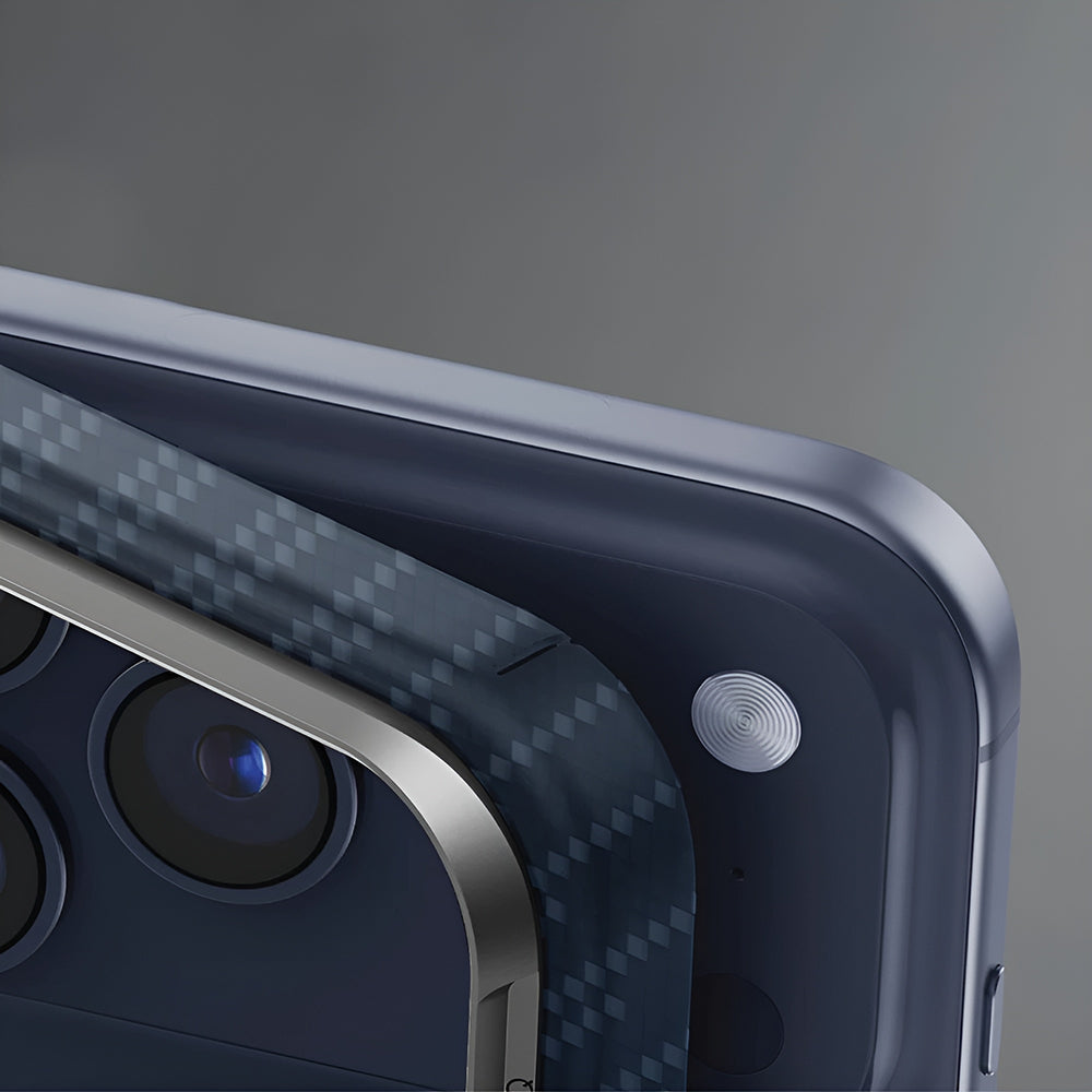 MagSafe Hülle für Apple iPhone 17 Pro Max, UNIQ, Keva MagClick, Marineblau
