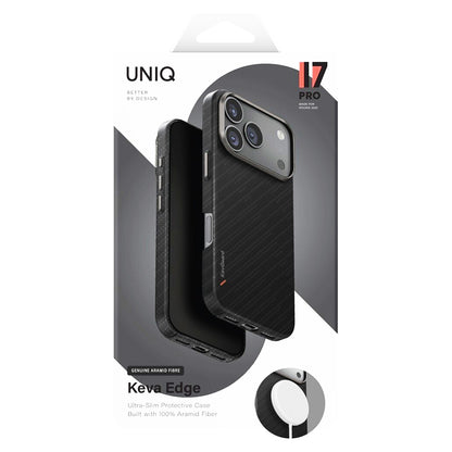 MagSafe Hülle für Apple iPhone 17 Pro Max, UNIQ, Keva MagClick, Schwarz