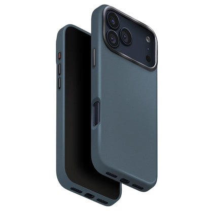 Hülle für Apple iPhone 17 Pro Max, UNIQ, Lyden Leatherette, Blau