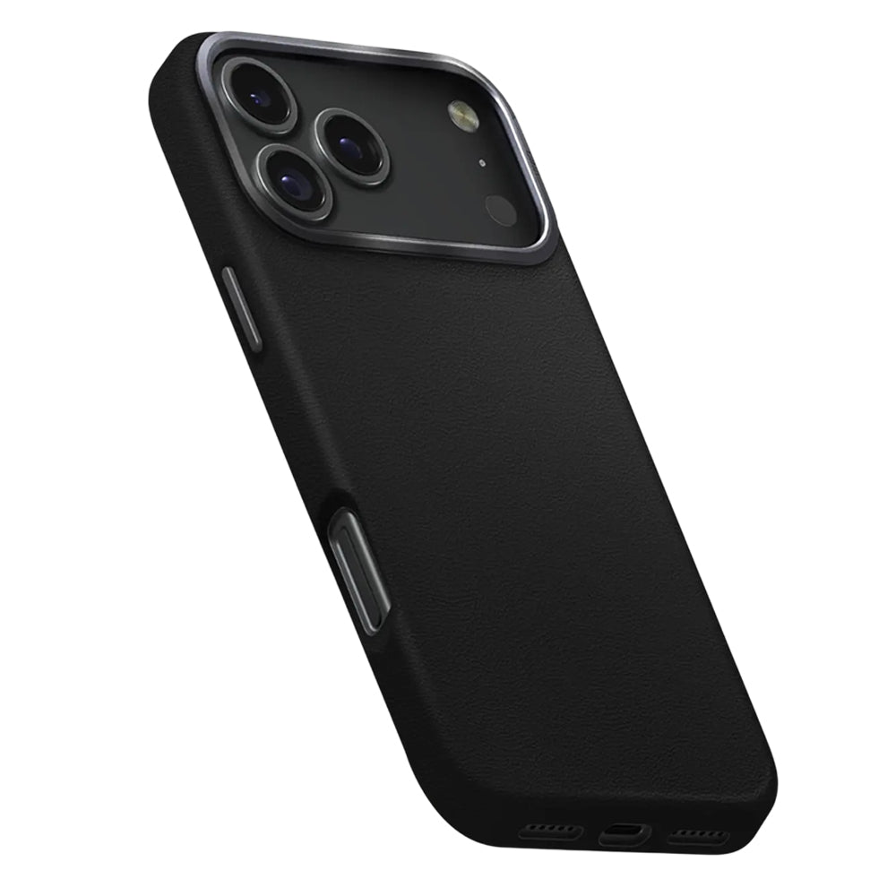 Case for Apple iPhone 17 Pro Max, UNIQ, Lyden Leatherette, Black