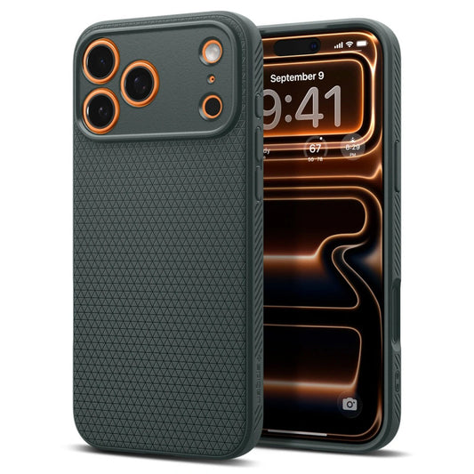Hülle für Apple iPhone 17 Pro, Spigen, Liquid Air, Grün ACS10333
