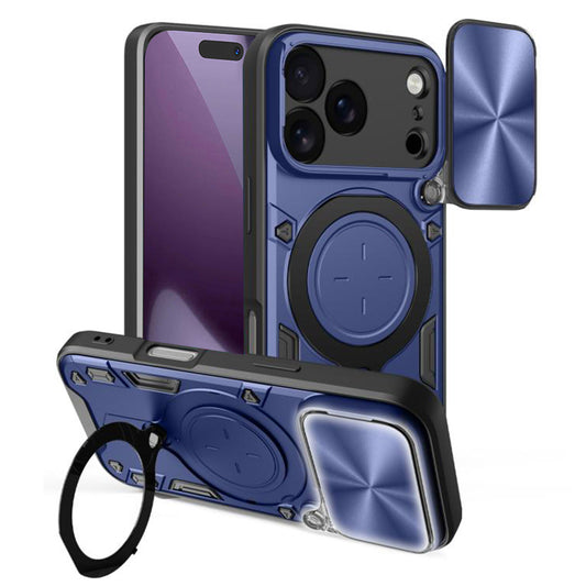 Hülle für Apple iPhone 17 Pro, Techsuit, CamGuard Pro, Blau