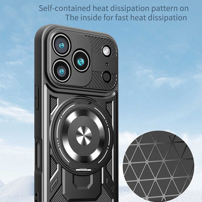 Hülle für Apple iPhone 17 Pro, Techsuit, RuggedCam, Schwarz