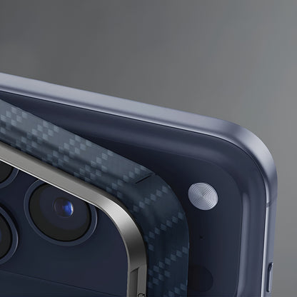 MagSafe Hülle für Apple iPhone 17 Pro, UNIQ, Keva MagClick, Denim