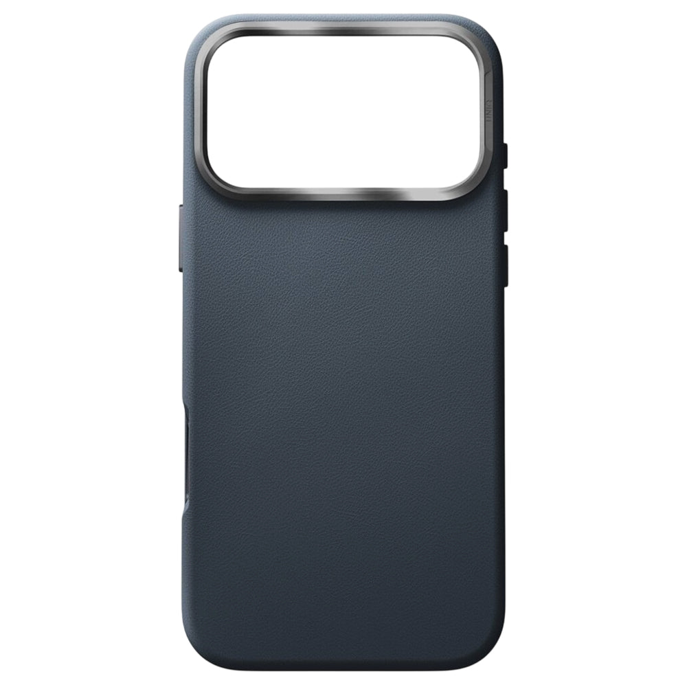 Hülle für Apple iPhone 17 Pro, UNIQ, Lyden Leatherette, Blau