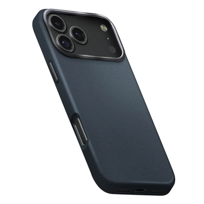 Hülle für Apple iPhone 17 Pro, UNIQ, Lyden Leatherette, Blau