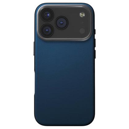 Hülle für Apple iPhone 17 Pro, UNIQ, Lyden Leatherette, Schwarzblau
