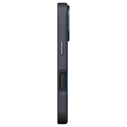 Hülle für Apple iPhone 17 Pro, UNIQ, Lyden Leatherette, Schwarzblau