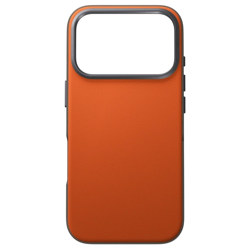 Hülle für Apple iPhone 17 Pro, UNIQ, Lyden Leatherette, Beige Orange