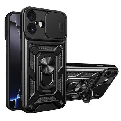 Hülle für Apple iPhone 17, Techsuit, CamShield, Schwarz