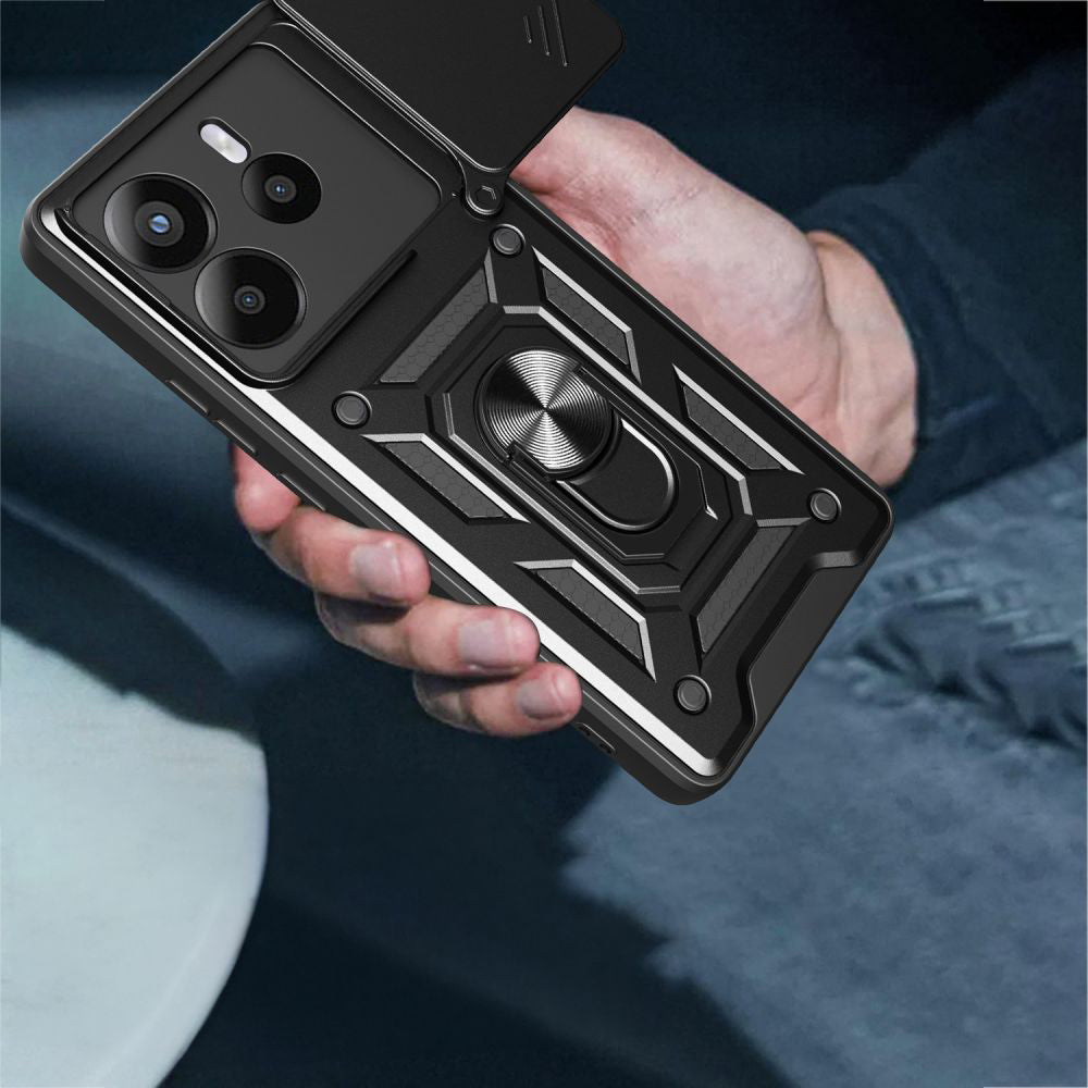 Hülle für Apple iPhone 17, Techsuit, CamShield, Schwarz