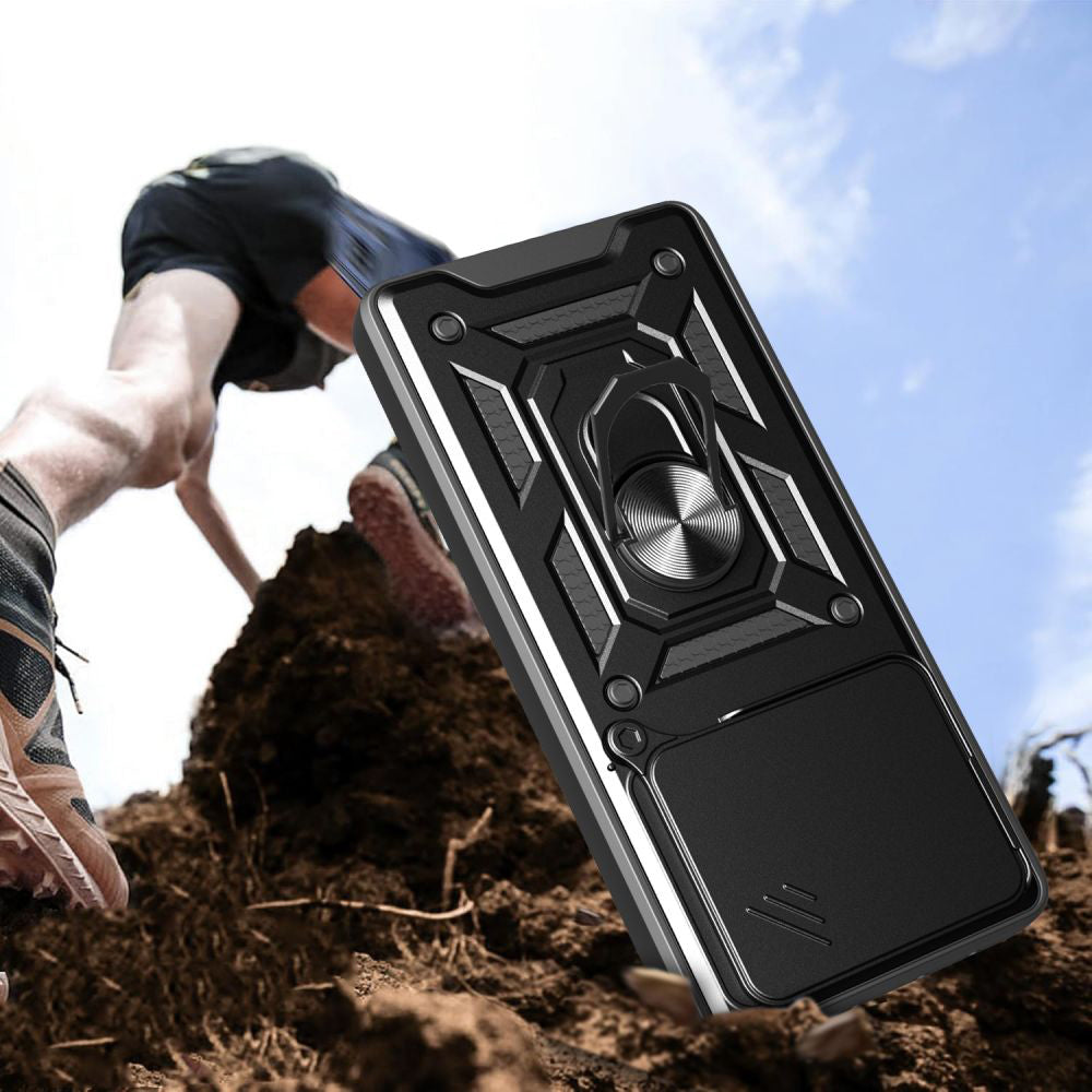 Hülle für Apple iPhone 17, Techsuit, CamShield, Schwarz