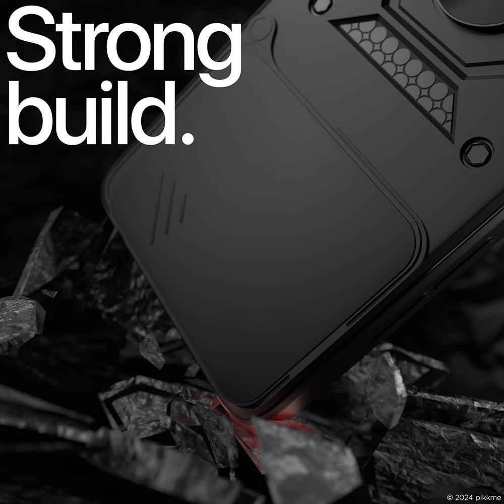 Hülle für Apple iPhone 17, Techsuit, CamShield, Schwarz