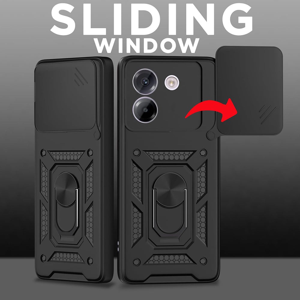 Hülle für Apple iPhone 17, Techsuit, CamShield, Schwarz